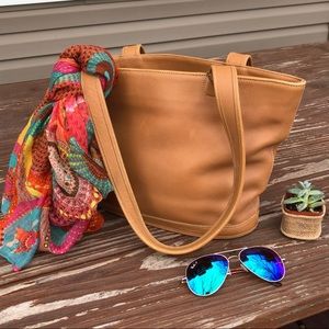 Coach Authentic Leather Shoulder Handbag